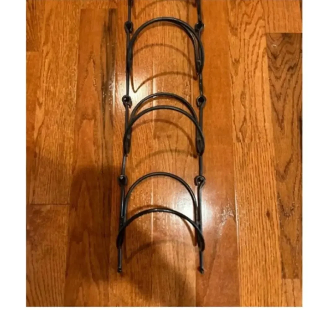 Wrought Iron Metal Towel Rack or Wine Rack Multifunctional Organizer